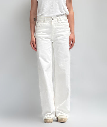 CALÇAS DE GANGA TRF WIDE LEG CINTURA MÉDIA