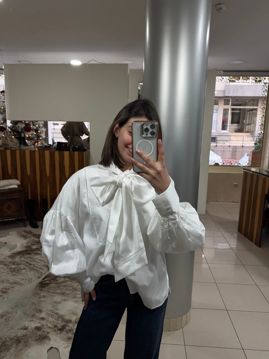 CAMISA FLUIDA COM LAÇO