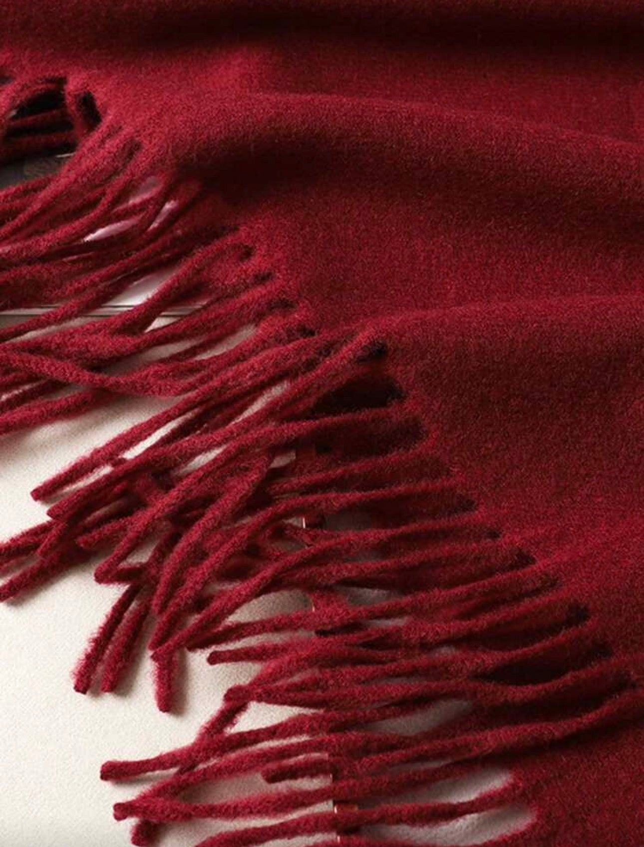 CACHECOL DE MALLHA E FRANJA