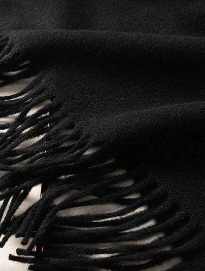 CACHECOL DE MALLHA E FRANJA